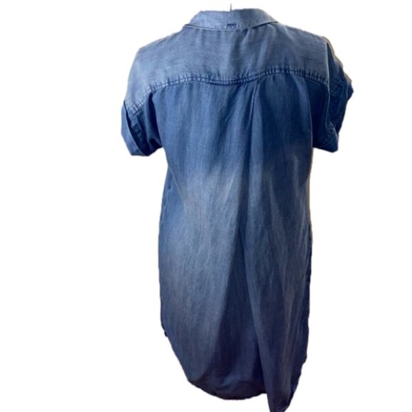 SOLD Thread and Supply Women's Full Button Up Sleeveless Cardigan Long Top (Larg - Picture 2 of 6